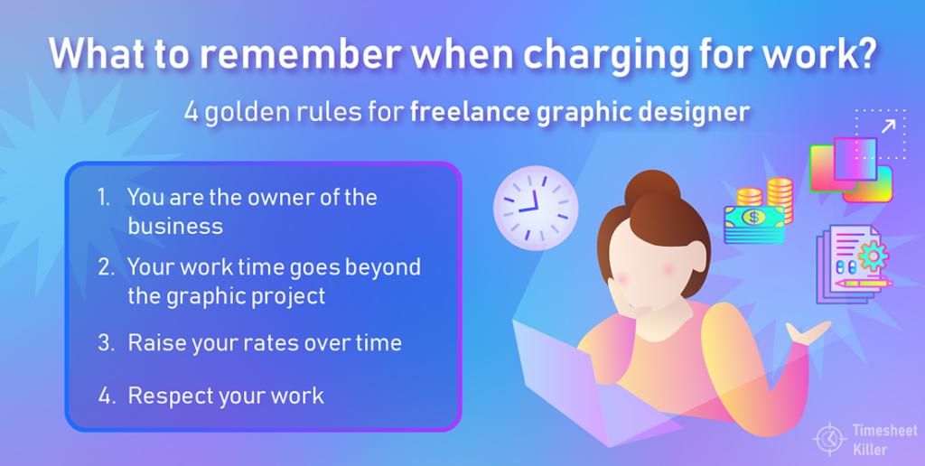 How to charge as a freelance graphic designer? – 4 golden rules when negotiating your rate 